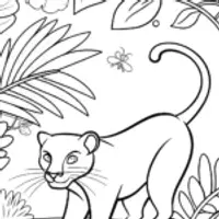 Prowling Through the Jungle with the Curious Panther