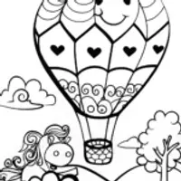 Avery’s Whimsical Adventure Coloring Page