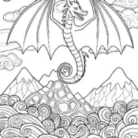 Charizard’s Epic Battle in the Sky Coloring Page