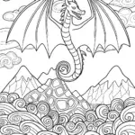 Charizard’s Epic Battle in the Sky Coloring Page