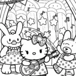 Hello Kitty at the Enchanted Music Fest