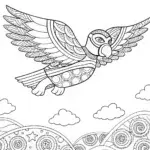 Super Pets’ Sidekicking Adventure Coloring Page