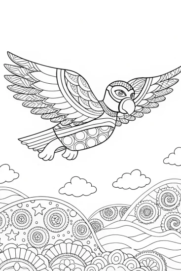 A coloring page of Super Pets’ Sidekicking Adventure Coloring Page