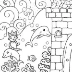 Octonauts’ Coral Castle Coloring Page