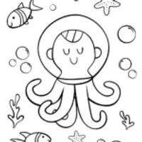 Octonauts’ Bubble Bonanza Coloring Page