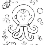 Octonauts’ Bubble Bonanza Coloring Page