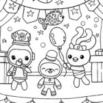 Octonauts Underwater Carnival Celebration Coloring Page