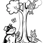 Superhero Pet Rescue Mission Coloring Page