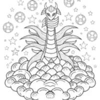 Giratina Altered Form Coloring Page
