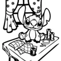 Stitch’s Crafty Corner Coloring Fun