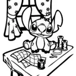 Stitch’s Crafty Corner Coloring Fun