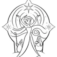 Elsa’s Enchanted Ice Music Festival Coloring Page
