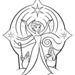 Elsa’s Enchanted Ice Music Festival Coloring Page