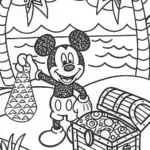 Mickey Mouse on a treasure quest