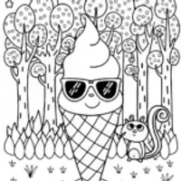 Ice Cream Adventure in the Enchanted Forest