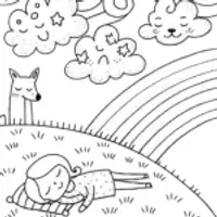 Rainbow of Dreams Coloring Page