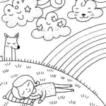 Rainbow of Dreams Coloring Page
