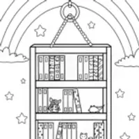 Rainbow Stories: The Colorful Bookshelf