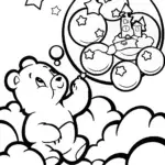 Care Bears’ Magical Bubble Adventure Coloring Page