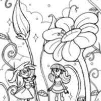 Bratz Dolls Yasmin and Sasha in a Fashion Garden