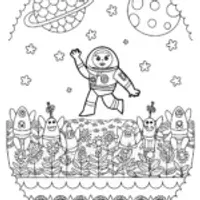 Buzz Lightyear’s Space Adventure Race Coloring Page