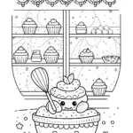 Shopkins Magical Bakery Adventure Coloring Page
