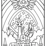 Dialga and Palkia: Guardians of Time and Space Coloring Page
