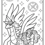 Dialga and Palkia Coloring Page