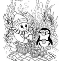Octonauts Underwater Picnic Coloring Page