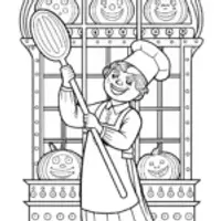 JJ’s Magical Cookbook Adventure Coloring Page