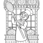 JJ’s Magical Cookbook Adventure Coloring Page
