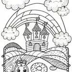 Shopkins’ Sweet Adventure Coloring Page
