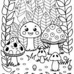 Banban’s joyful garden escapade coloring page