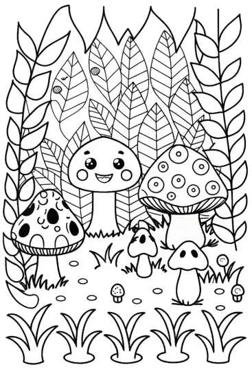 A coloring page of Banban’s joyful garden escapade coloring page