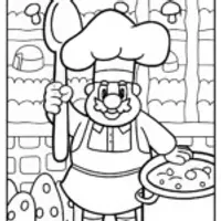 Bowser’s Culinary Adventure Coloring Page