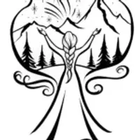Elsa and the Aurora Borealis Coloring Page