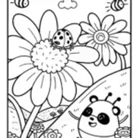Squishmallow in a whimsical garden