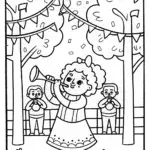 Mirabel’s Magical Music Festival Coloring Page