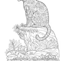 The Jungle Guardian Coloring Page