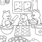Care Bear Baking Bonanza Coloring Page