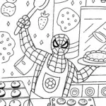Miles Morales: Superhero Chef Coloring Page