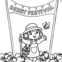 Strawberry Shortcake’s Berry Harvest Festival Coloring Page