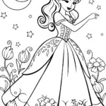Celestial princess in a magical garden