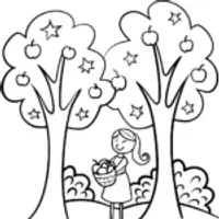 Mirabel’s Magical Fruit Fiesta Coloring Page