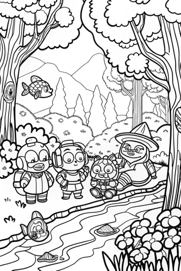 A coloring page of League of Legends Champion’s Circle Coloring Page