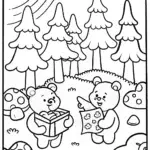 Care Bear Explorers Treasure Hunt Coloring Page