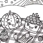 Shopkins Under the Stars Coloring Page