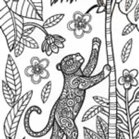 Black Panther’s Jungle Guardian Dance Coloring Page