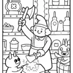 The Enchanted Forge Coloring Page