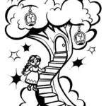 Mirabel’s Magical Treehouse Adventure Coloring Page